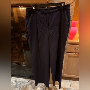 Liz Claiborne Black Pinstripe Dress Pants